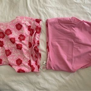 Lime Ricki two piece reversible swim size M